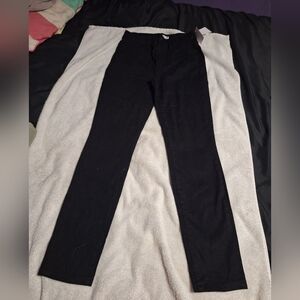 JustFab Men's Classic Black Chinos